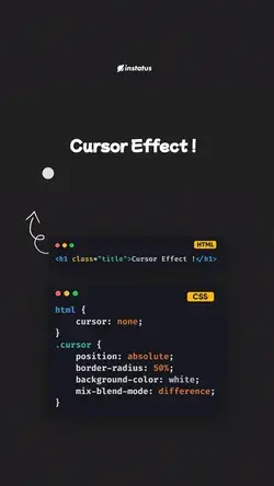 CSS cursor effect