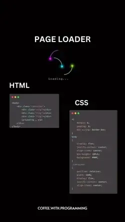 CSS page loader