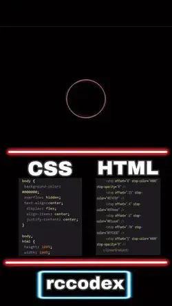 HTML and CSS loader animation