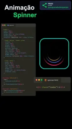 Animação spinner 🔥