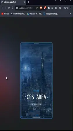 css future cards effects 😨😨