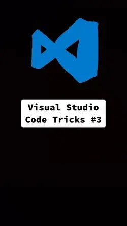 Vscode tips and tricks