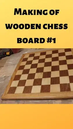 How to make a wooden chess board