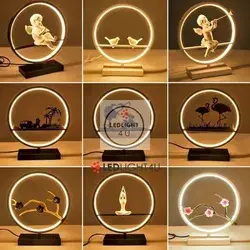 LED Desk Lamp Table Lamps for bedroom Living room Night Light Bedside Table Light Home Fixture De...