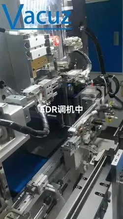 EDR Transformer Coil Automatic Teflon Tube Insertion Bobbin Winding Taping Casing Machine For Sale