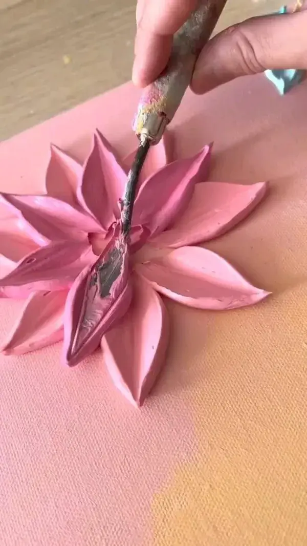 lovely 3d flower art