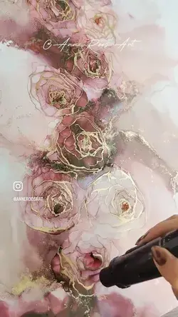 Alcohol Ink Roses 🌹