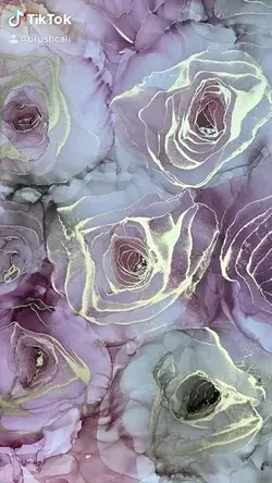 Learn alcohol ink roses 🌹