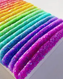 Thick Glitter Rainbow!