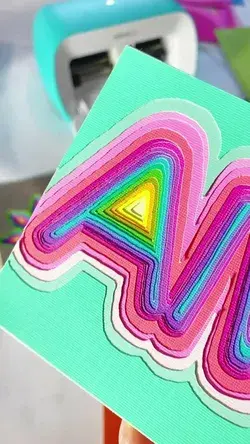 Creating rainbow with layers