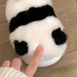 Cute Panda Plush Home Warm Winter Slippers | ZAKAPOP