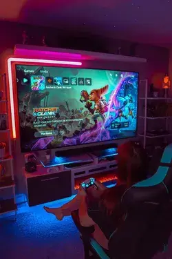 diy gamer room gaming table game room neon sign zen space game art gaming setup gaming room ideas