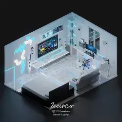 gaming aesthetic zen space gamer room design gaming setup gaming computer gaming memes game designer