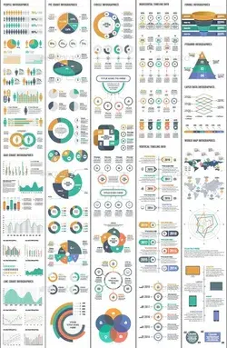 Data visualization elements, Infographics | GraphicRiver