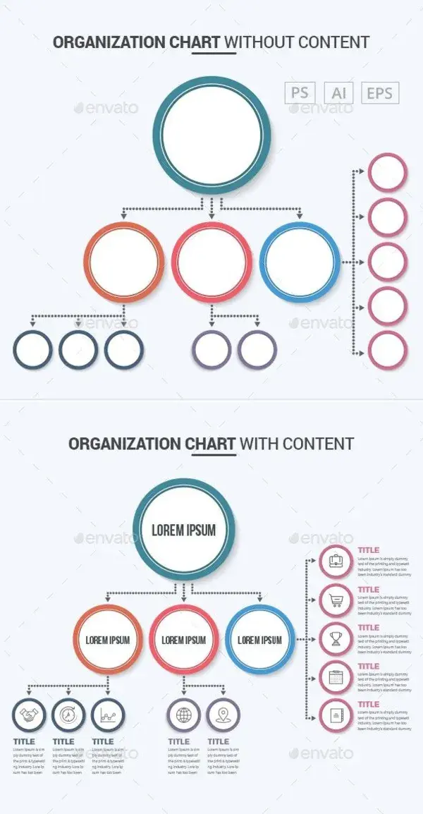 Organization Chart, Infographics | GraphicRiver