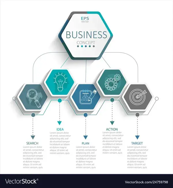 Infographic for business Royalty Free Vector Image