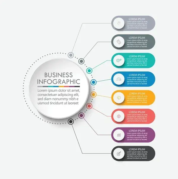 Presentation business infographic template