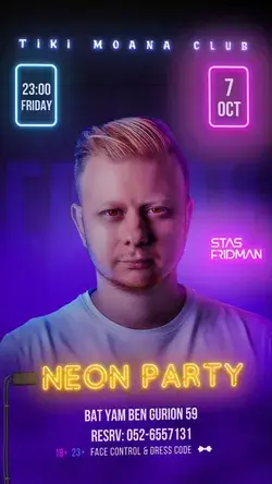 Neon Party Flyer