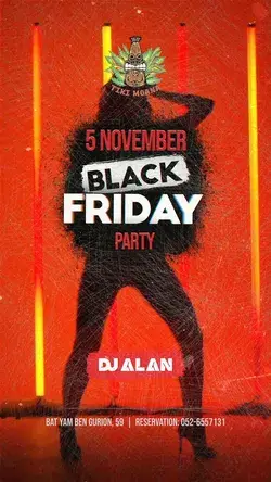 Night Club Flyer for Black Friday