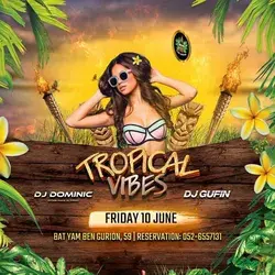 Tropical Vibes Flyer motion