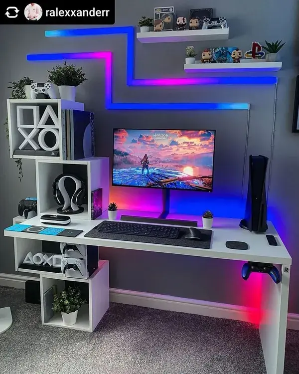 🌈Who doesn't love a clean RGB setup🌈