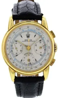 TrueFacet - Rolex 4313 Men's Vintage 18K Gold Anti-Magnetic Chronograph Watch