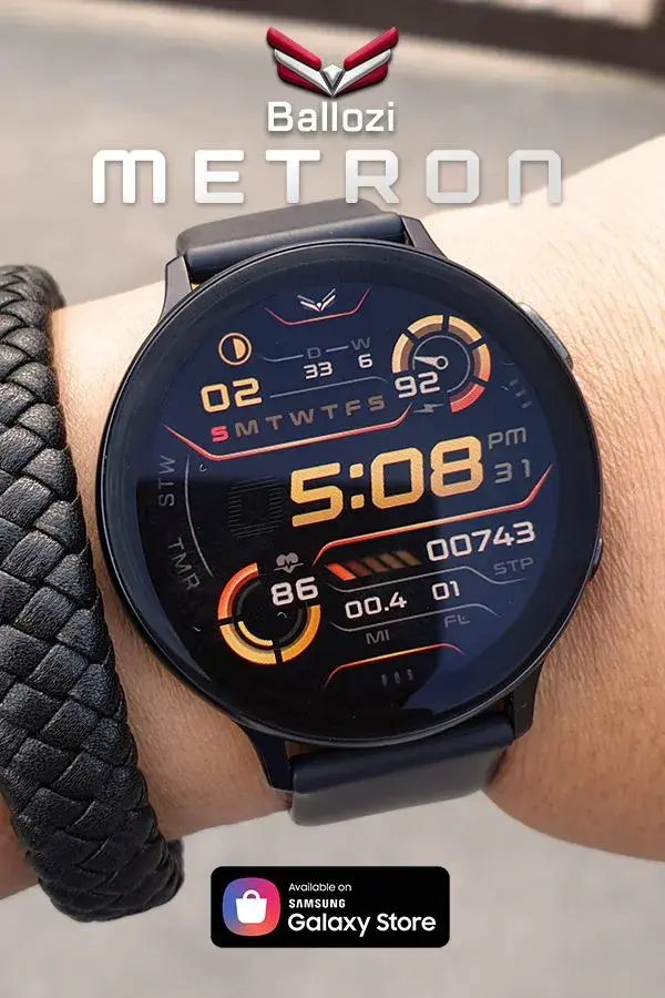 Ballozi METRON - New Premium Futuristic Watch Face