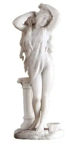 Amazon.com: Top Collection 11.25&quot; Aphrodite Statue - Greek Roman Goddess Sculpture in White Marble Finish - Venus Greek Goddess of Love Statuette : Home &amp; Kitchen
