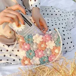 Puff Flower Bag Crochet Pattern (Video)