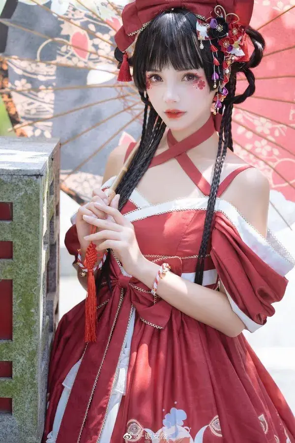 Nine-tailed fox summer lolita fashion