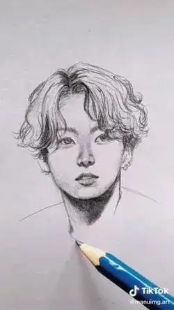 Tutorial drawing jungkook