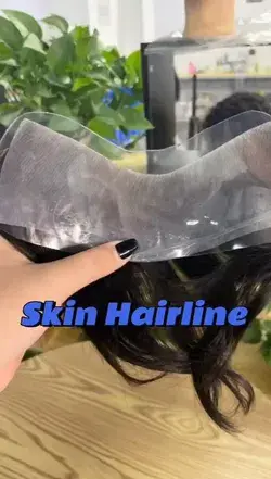 Skin base hairline patch for receding hairline