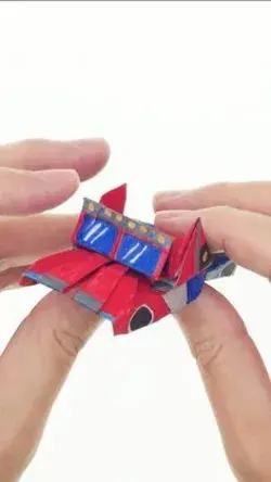 LEARN to MAKE AN AUTOBOT (OPTIMUS PRIME) Paper Craft that TRANSFORMS! - YouTube