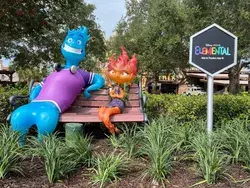 New Pixar Elemental Photo Op in Disney Springs