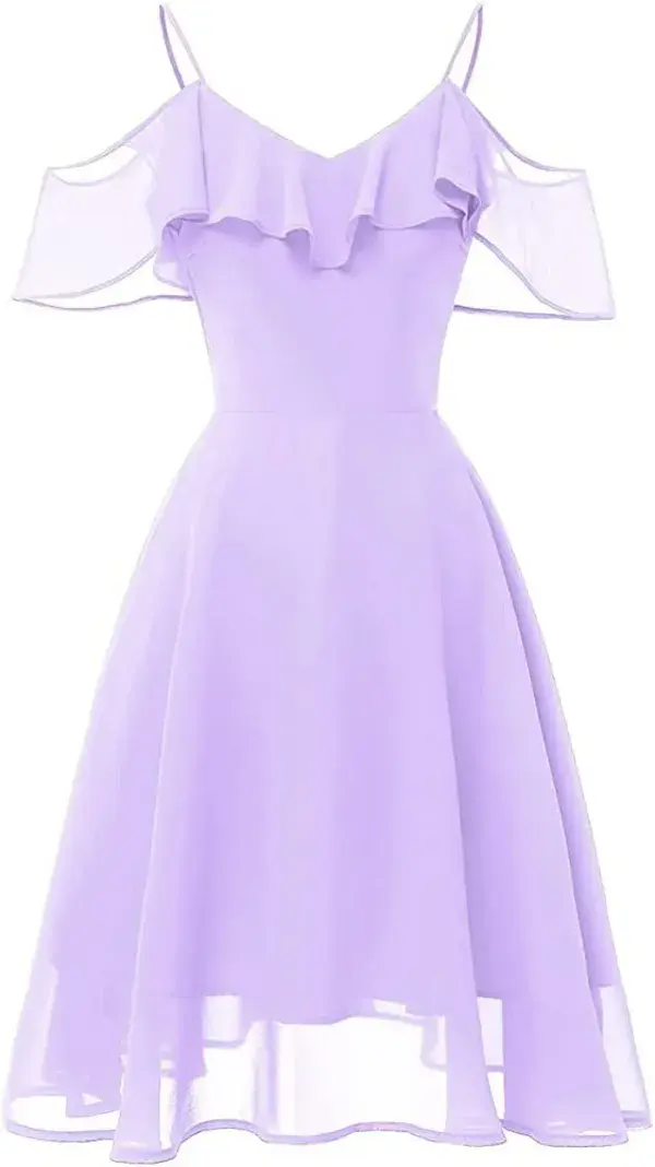 Amazon.com: POMUYOO Lilac Short Bridesmaid Dresses for Women 2024 V Neck Pleated A Line Formal Dress with Pockets Size 0 : Clothing, Shoes &amp; Jewelry