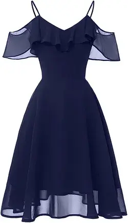 Amazon.com: POMUYOO Navy Blue Short Bridesmaid Dresses for Women 2024 V Neck Pleated A Line Formal Dress with Pockets Size 0 : Clothing, Shoes &amp; Jewelry