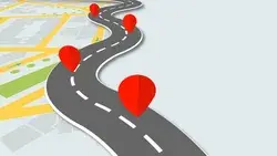 Travel gps location infographics animation after effects- Kritrimvault.com