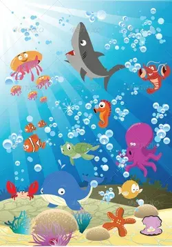 Sea Animals Preview - GraphicRiver
