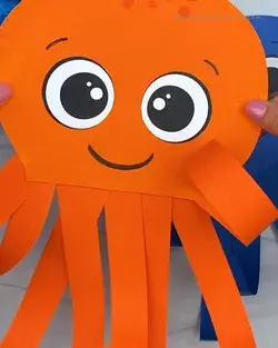 Paper Plate Octopus Craft For Kids