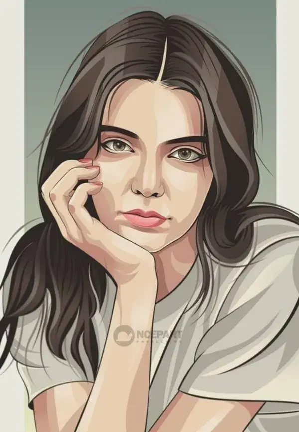 Vector portrait