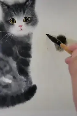 How to Paint a Cute Cat