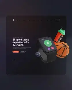 Fitness website UI design Company - WebClues Global