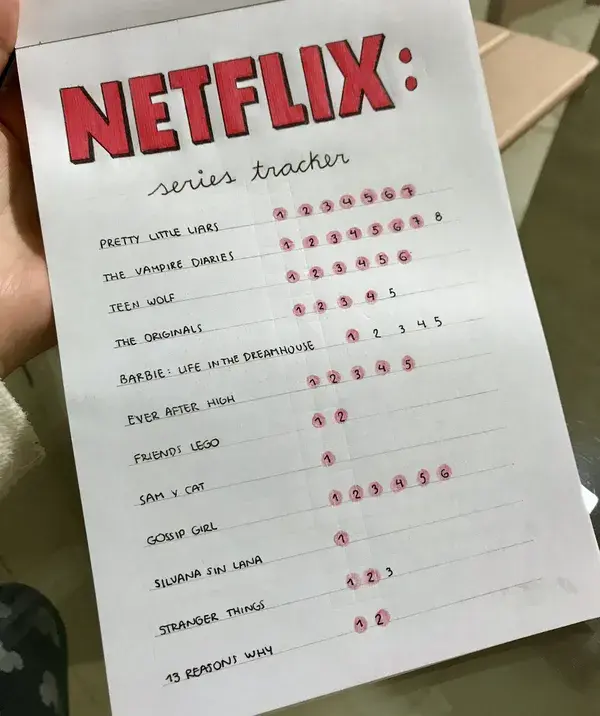 Netflix series tracker 