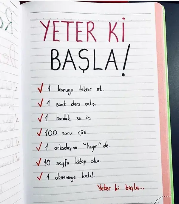 Yeter Ki Başla