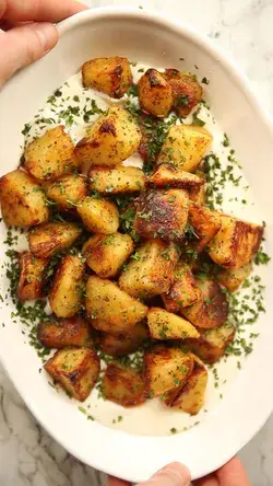 Greek Roasted Potatoes with Whipped Feta