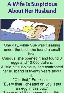 A Wife Is Suspicious About Her Husband (Funny Story) -