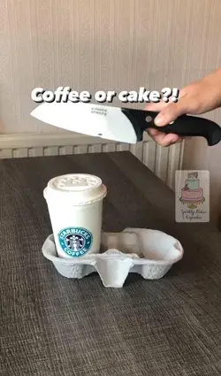 Illusion cake - coffee or cake?