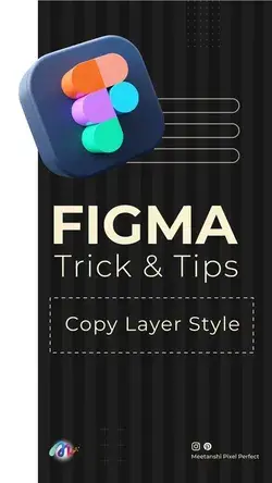 🔥 Master the art of copying layer styles in Figma! 💻💡