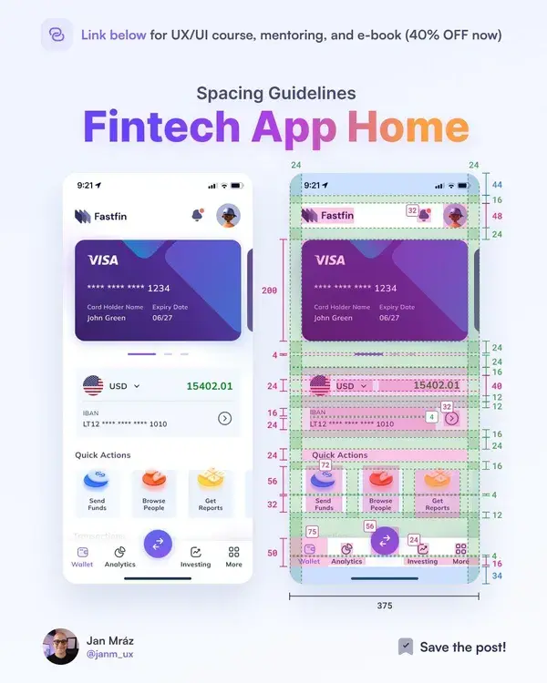 Fintech App Home