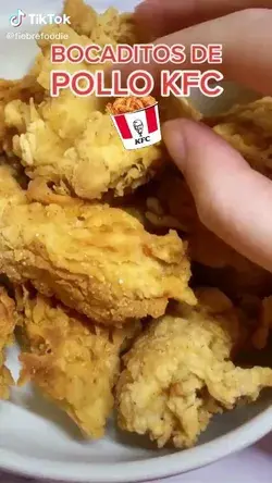 Pollo casero como si fuera de KFC 